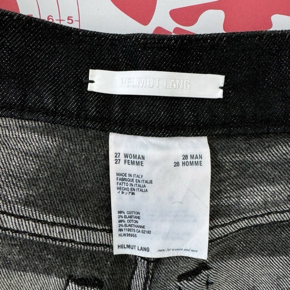 Helmut Lang Black Flare Wide Leg Jeans - Picture 9 of 9